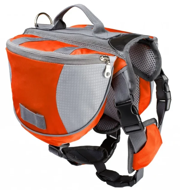 sac à dos randonnée chien orange