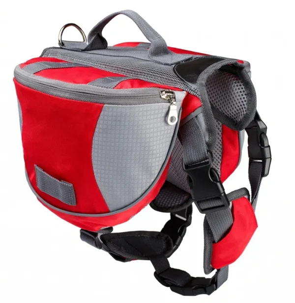 sac à dos randonnée chien rouge