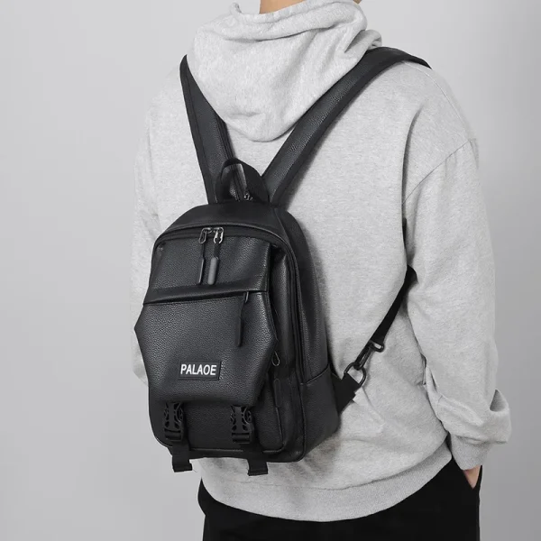 mini sac à dos homme en simili-cuir