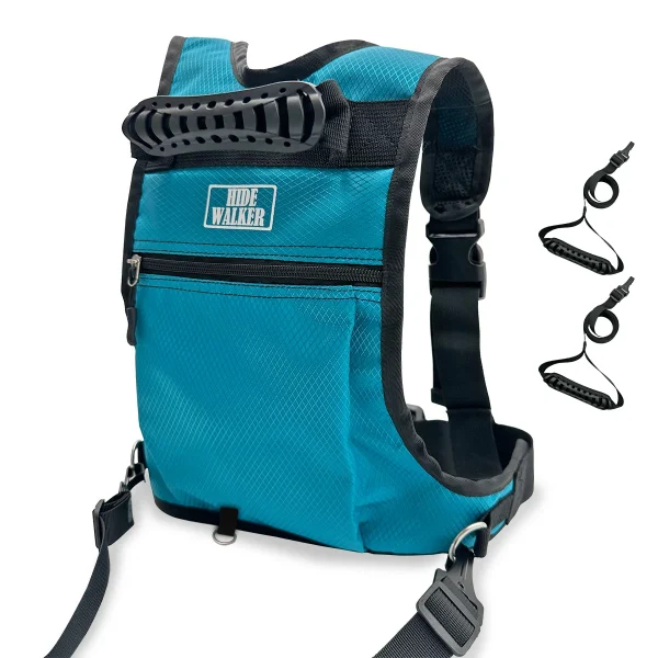 sac à dos harnais de ski bleu