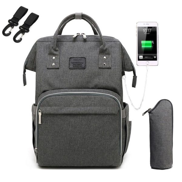 sac à dos de rechange et d'allaitement gris