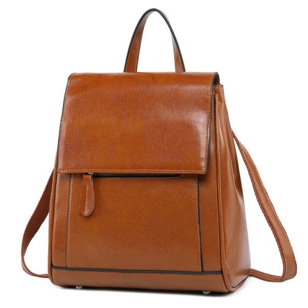 sac à dos en cuir de vachette