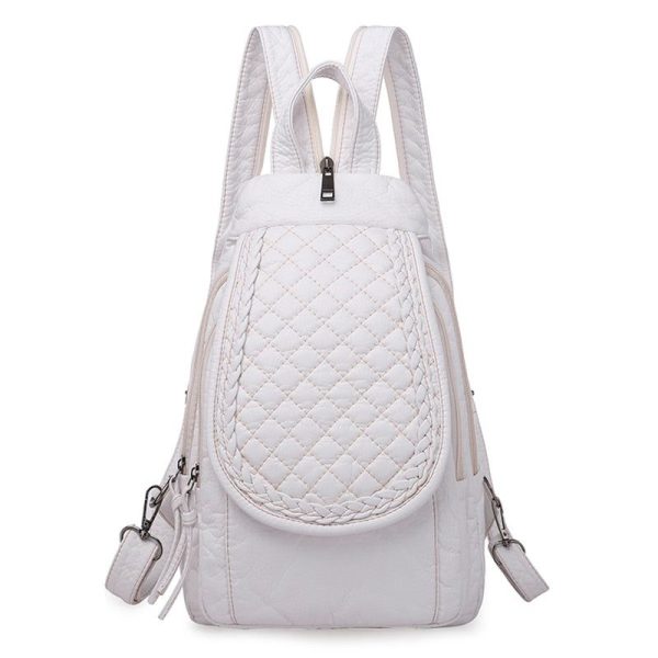 sac à dos en cuir simili tendance pour femme