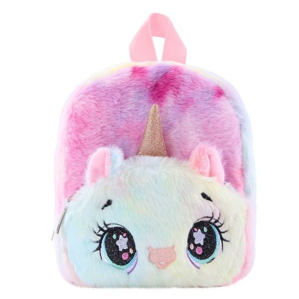 sac à dos enfant licorne en peluche