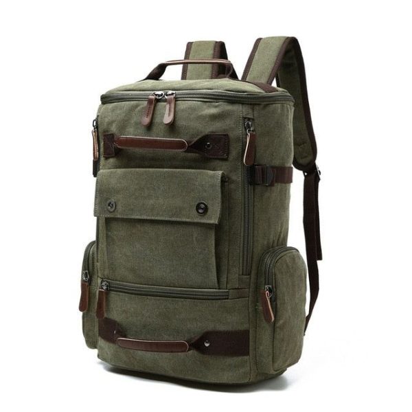 sac à dos homme toile vintage