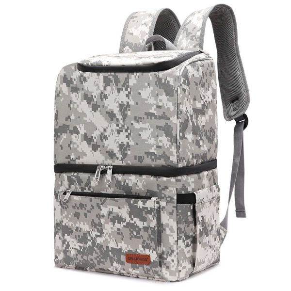 sac à dos isotherme blanc gris