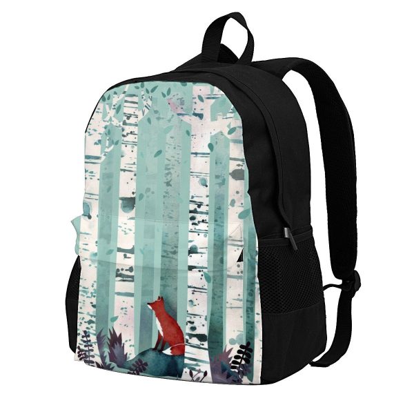 sac à dos renard dans la forêt