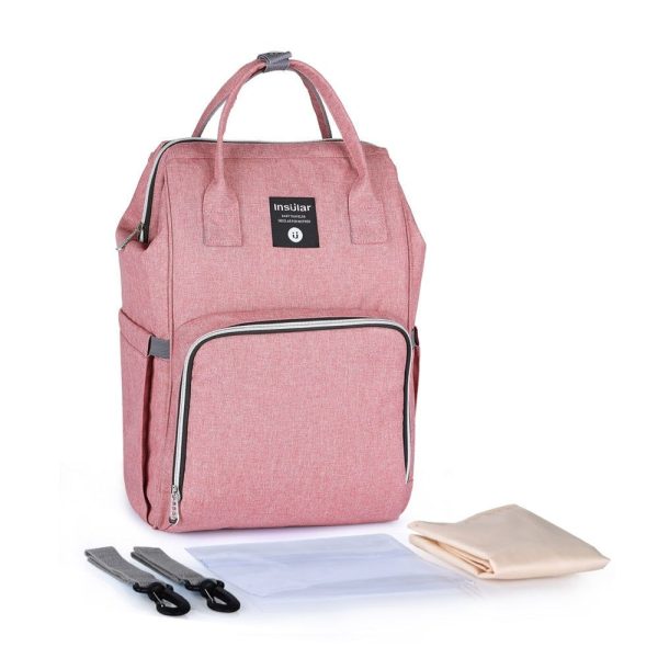 sac à dos rose pour changer bébé fille