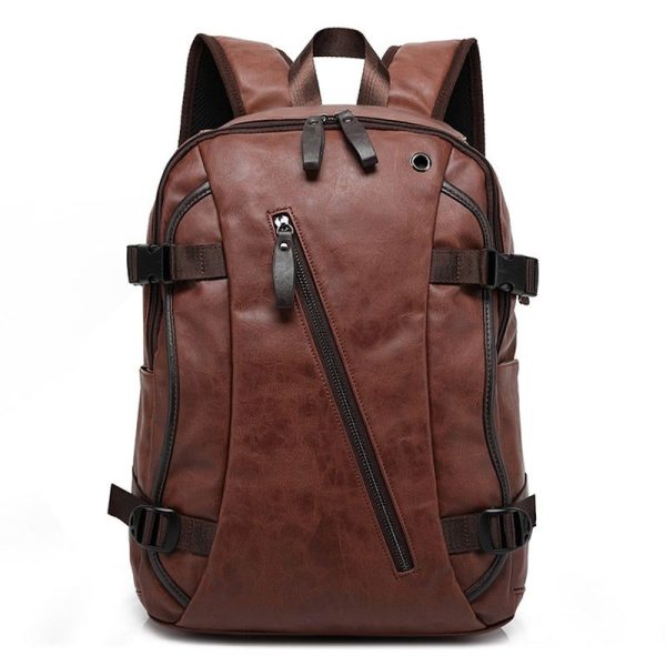 sac à dos vintage faux cuir pour homme