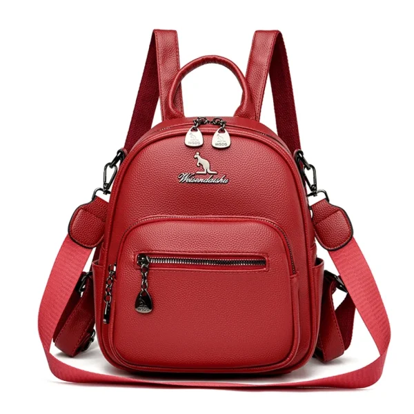 sac à dos de voyage femme rouge