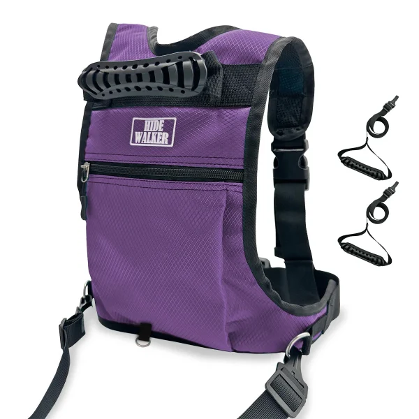 sac à dos harnais de ski violet